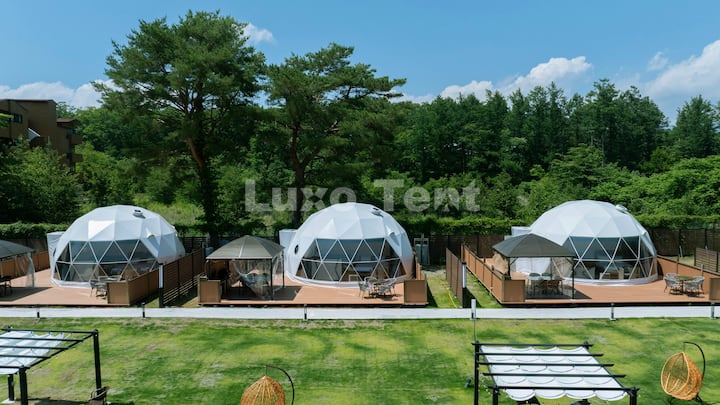 7M diameter pvc geodesic dome tent