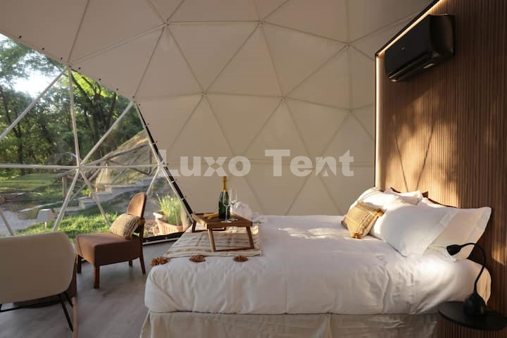 geodesic dome tent room