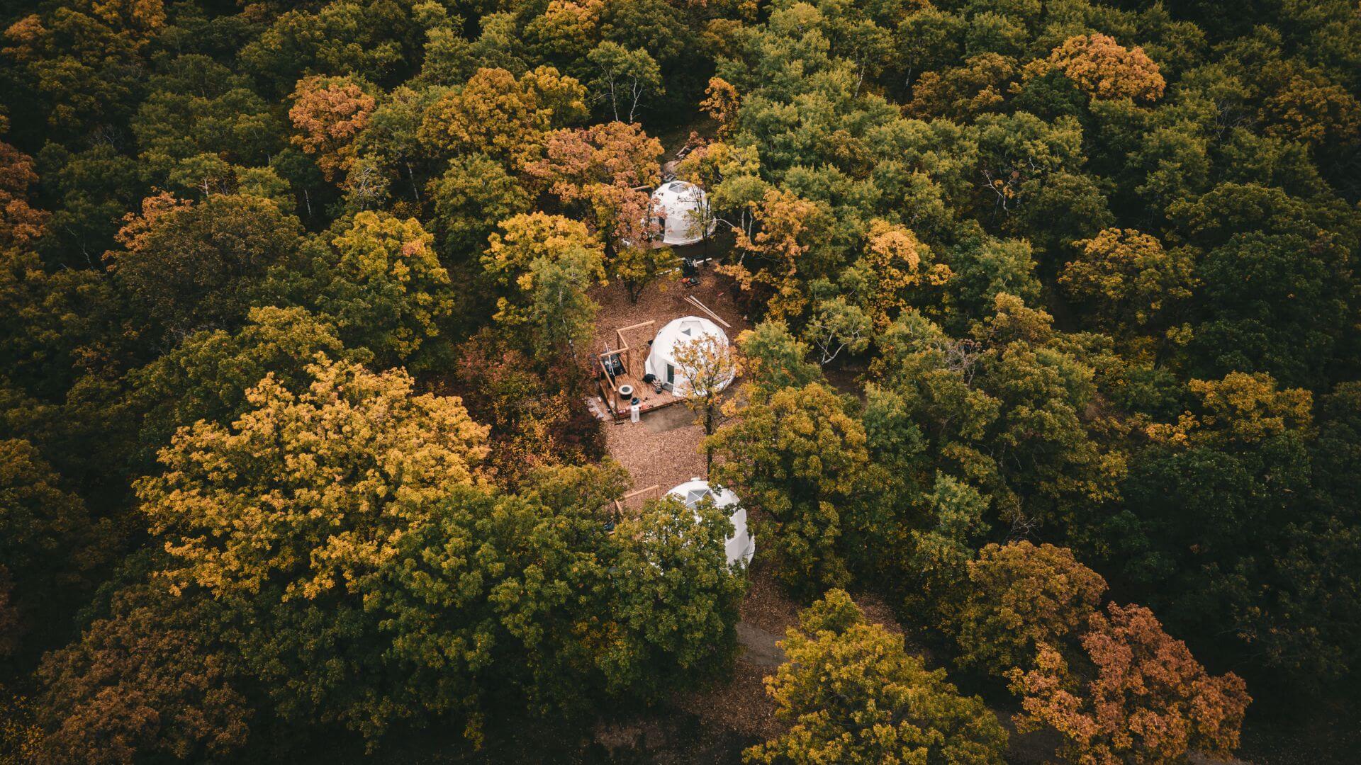 glamping geosesic dome tent resort