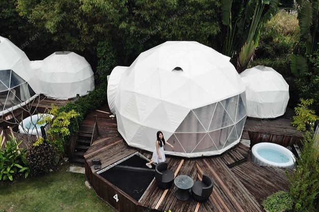 yakabatana pvc dome tende hotera