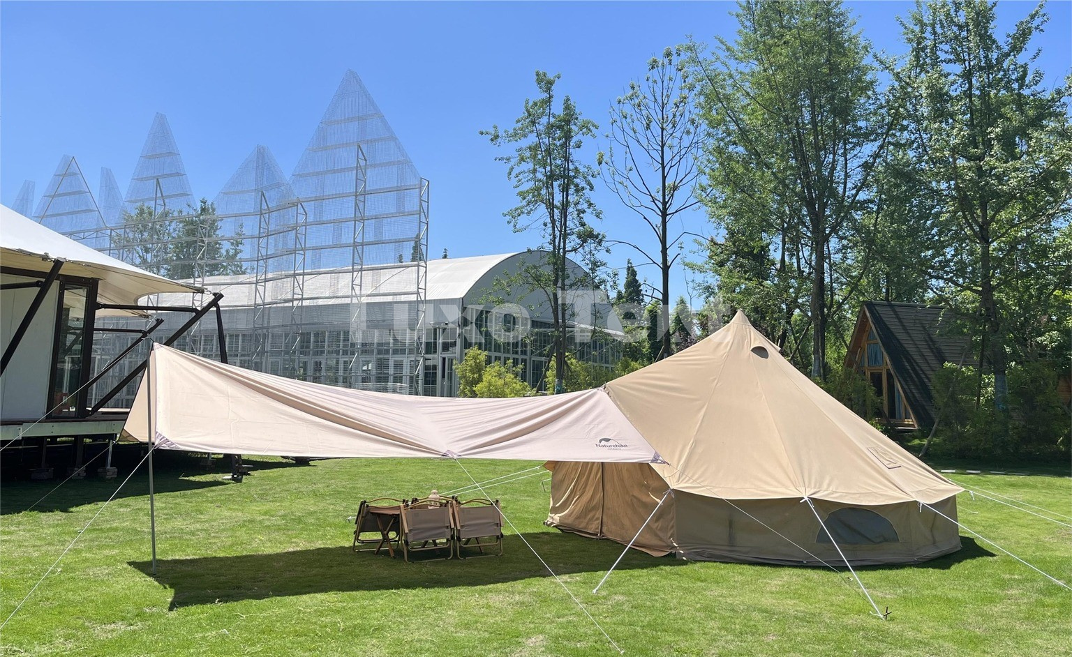 camping canvas bell tent